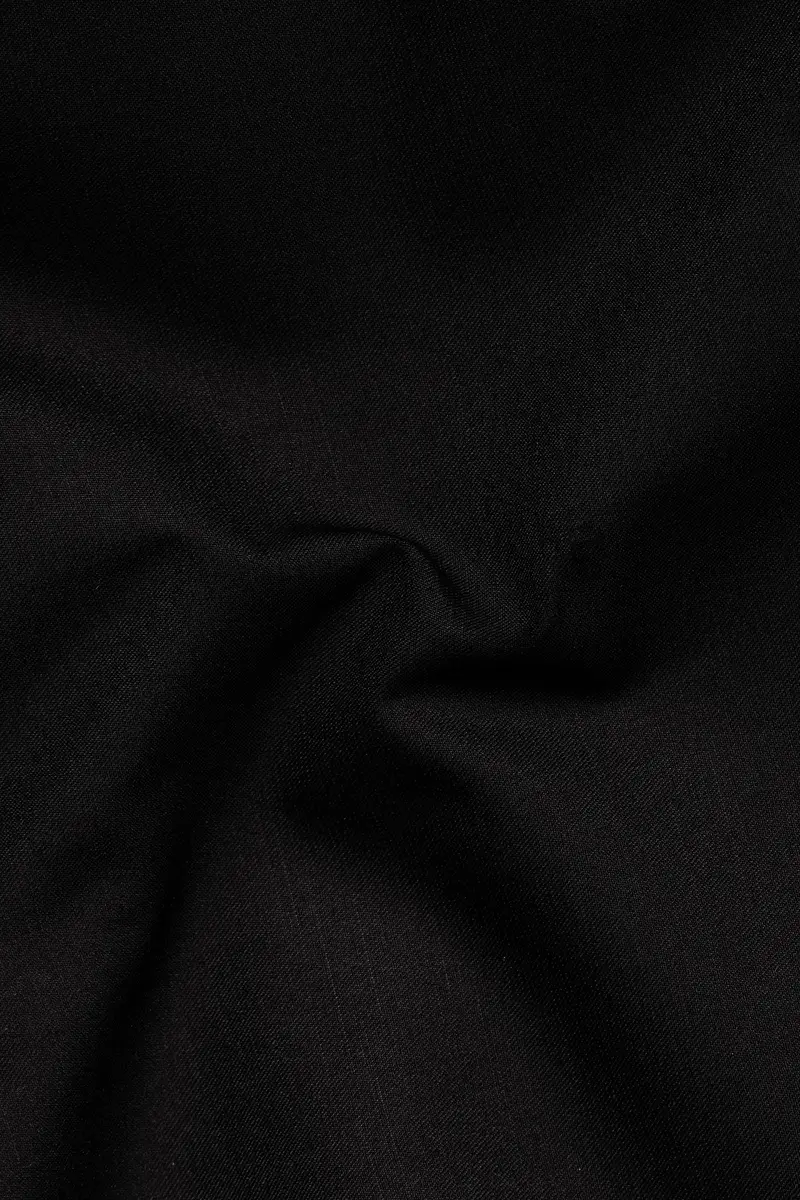 Mardi Gras Black Stretchable Wool Rich Waistcoat 3