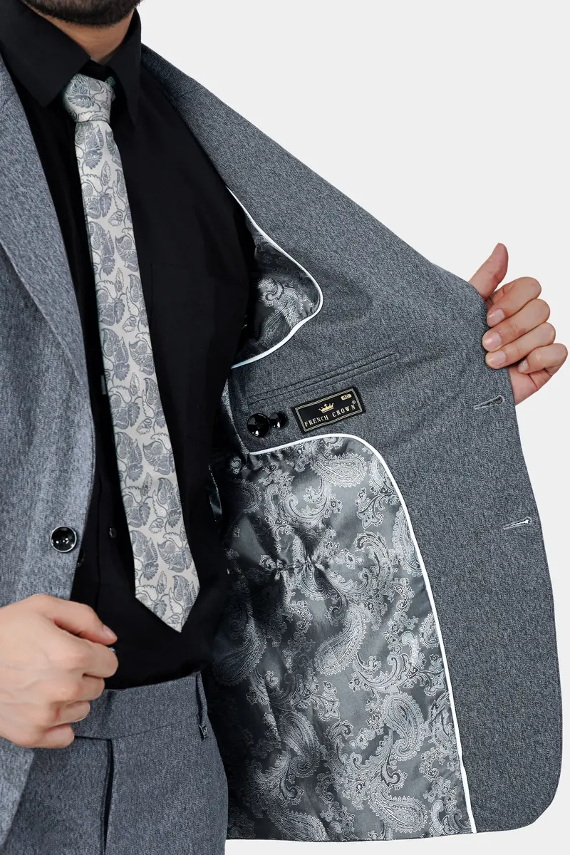 Marengo Gray Premium Cotton Blazer 6