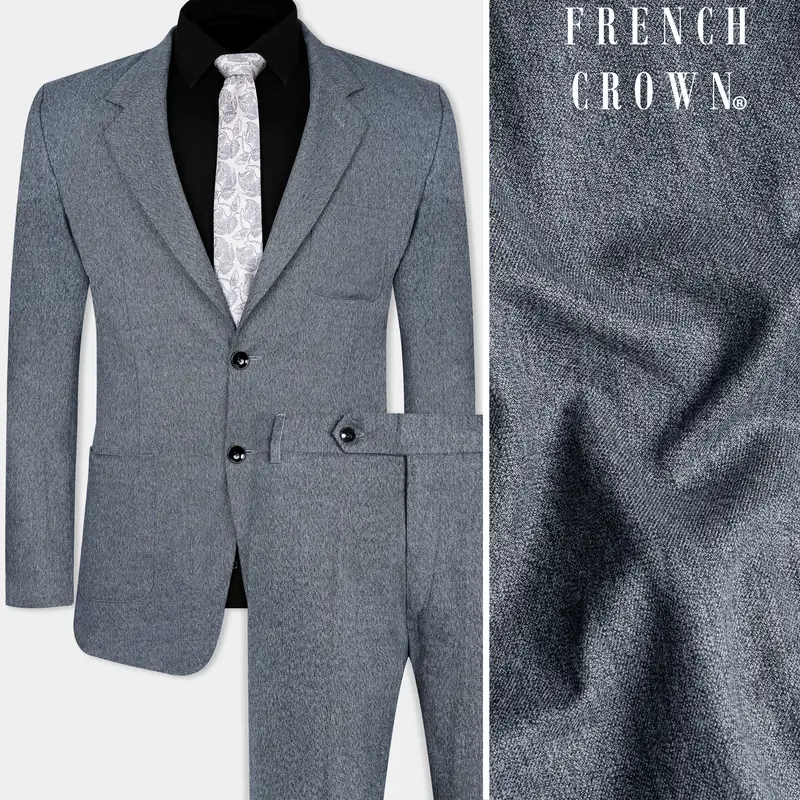 Marengo Gray Premium Cotton Suit 1
