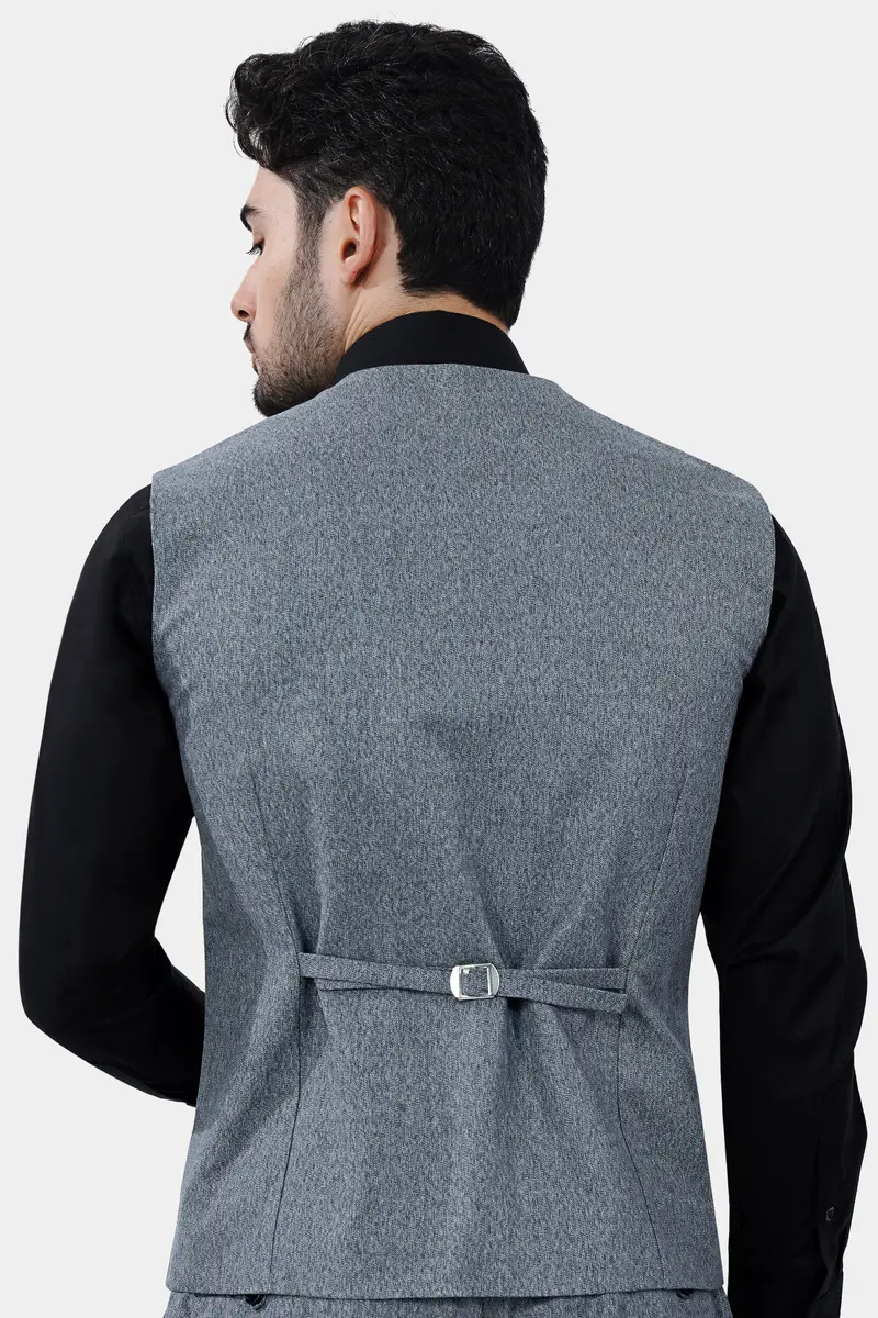 Marengo Gray Premium Cotton Waistcoat 4