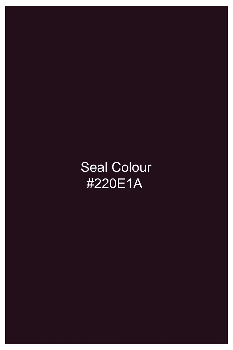Marenzo-Korean Seal Maroon 4-Way Stretch Wrinkle-Free Wool Rich Waistcoat 5