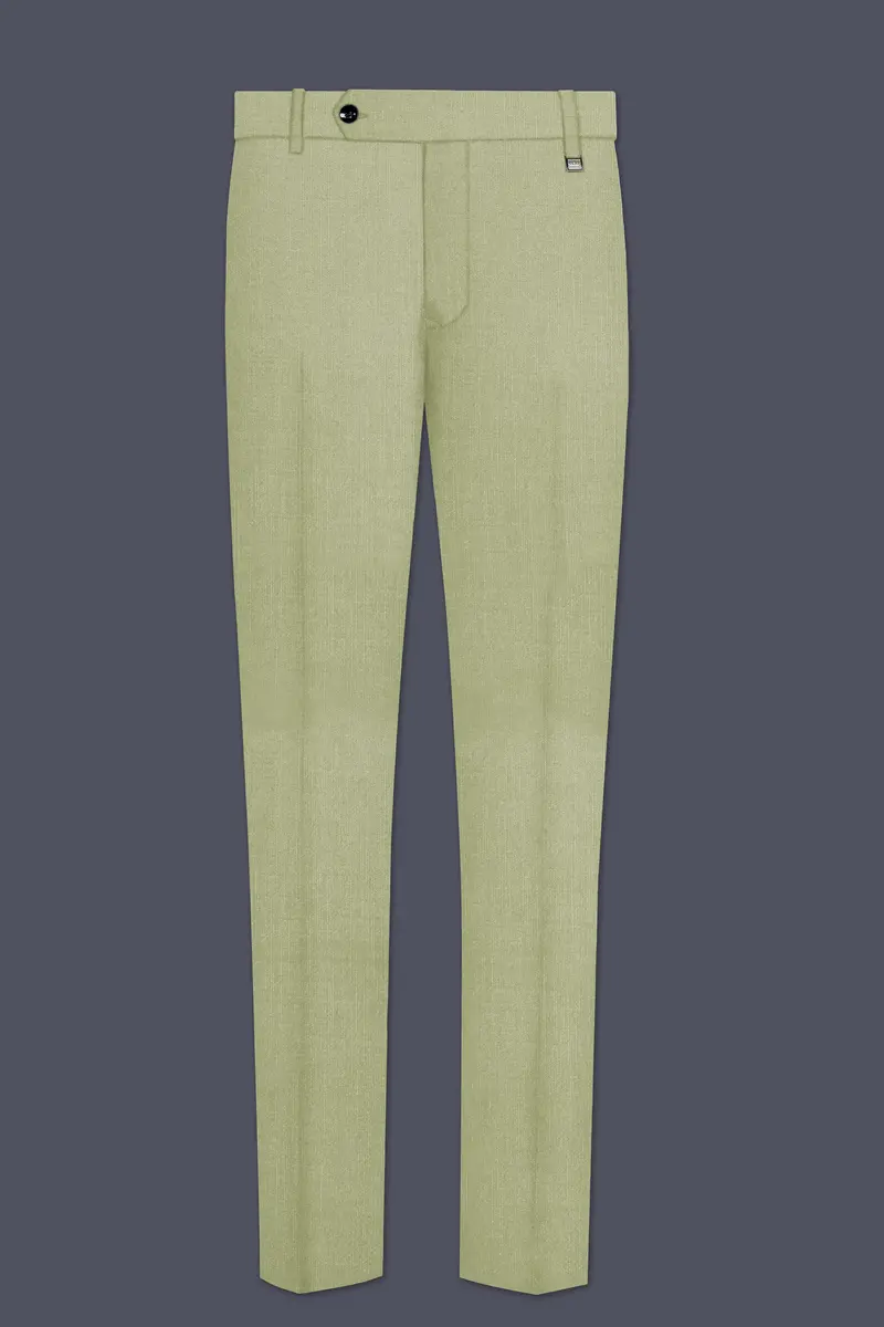 Marsh-Swamp Green Wool Rich Tuxedo Slight Stretch Suit 13