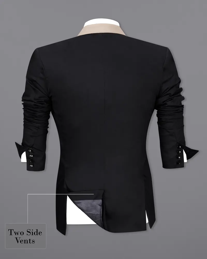 Martini Brown And Black Premium Cotton Designer Suit 10