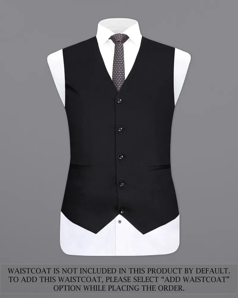 Martini Brown And Black Premium Cotton Designer Suit 16