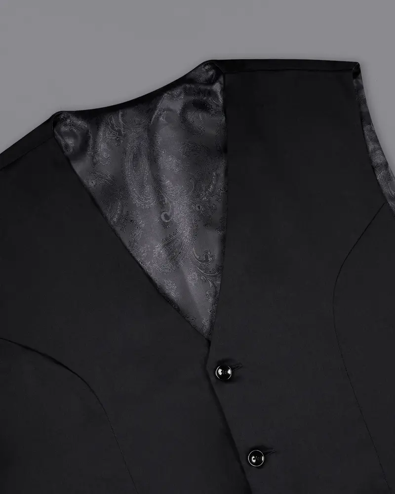Martini Brown And Black Premium Cotton Designer Suit 18
