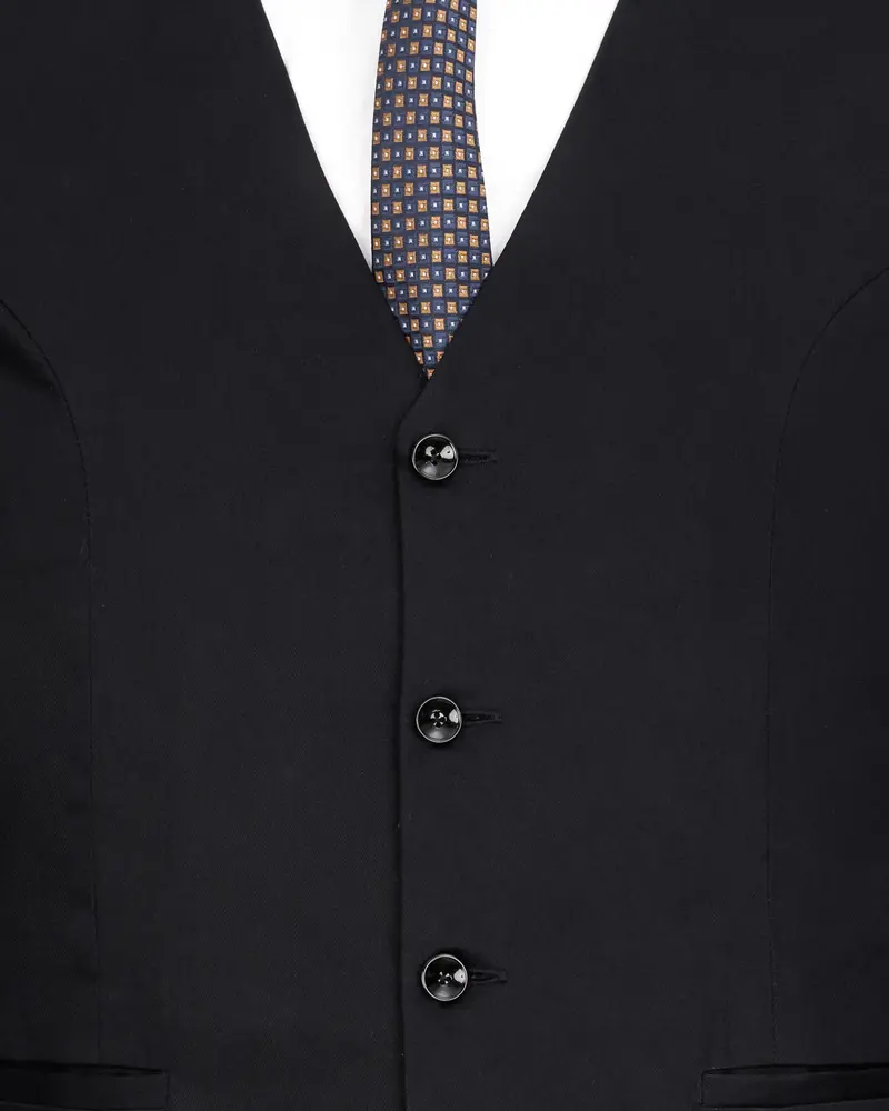 Martini Brown And Black Premium Cotton Designer Suit 19
