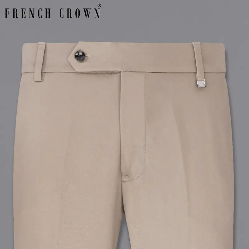 Martini Brown And Black Premium Cotton Pant 6