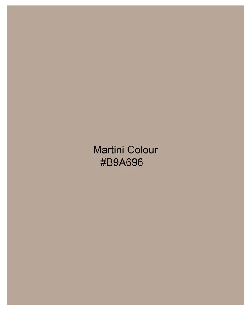 Martini Brown And Black Premium Cotton Pant 7