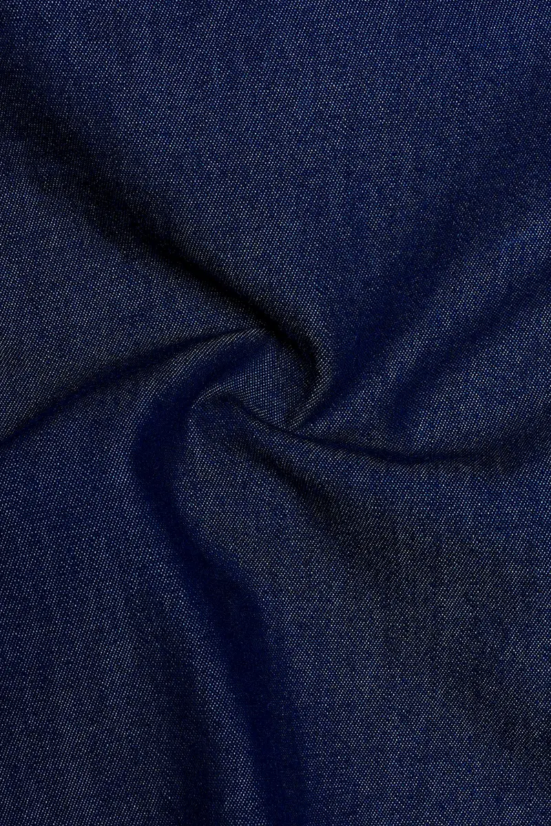 Martinique Blue Button Down Chambray Shirt 3