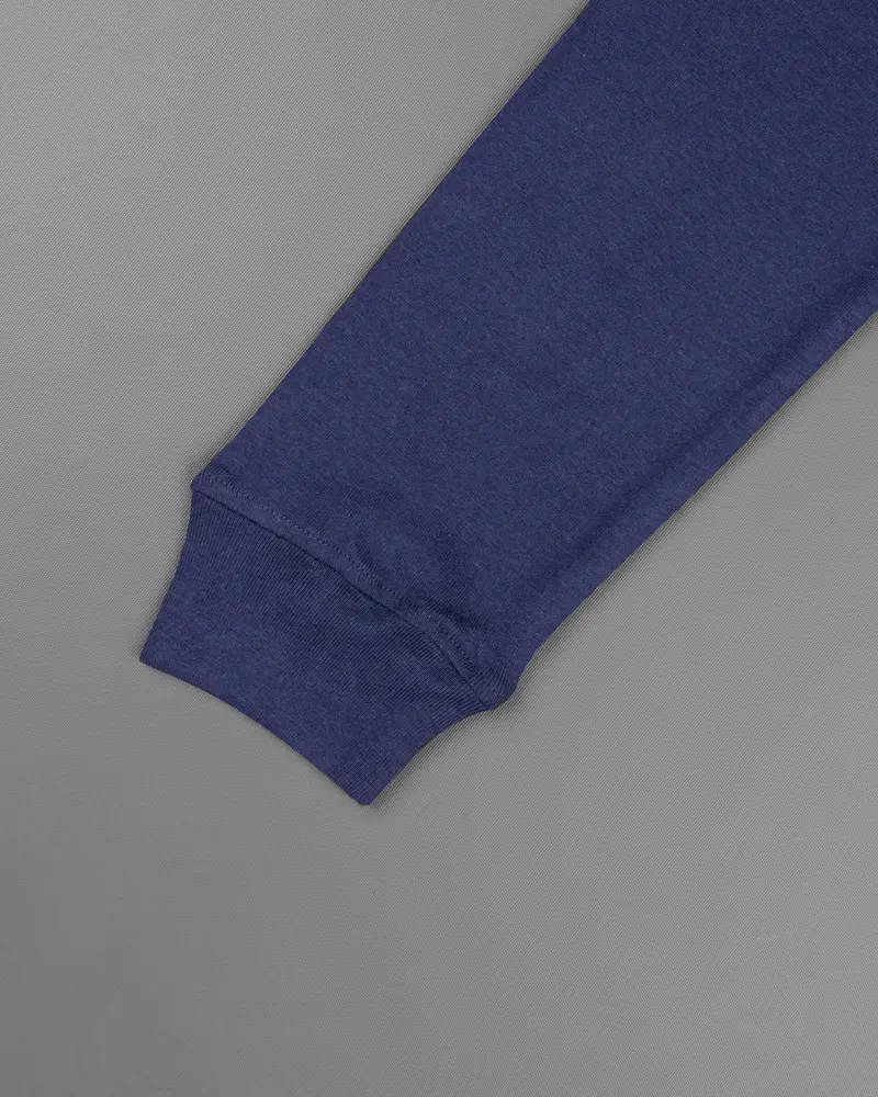 Martinique Blue Full Sleeve Premium Cotton Jersey Sweatshirt 5