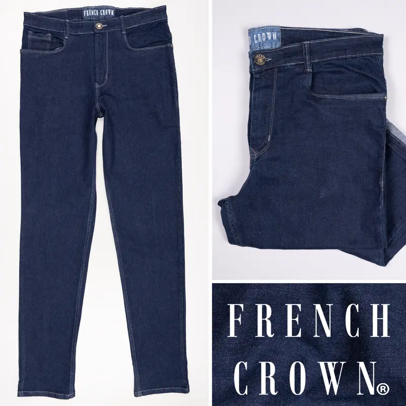 Martinique Blue Slim Fit Mid-Rise Clean Look Stretchable Denim 1