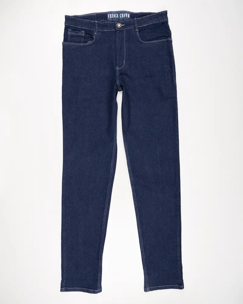 Martinique Blue Slim Fit Mid-Rise Clean Look Stretchable Denim 2