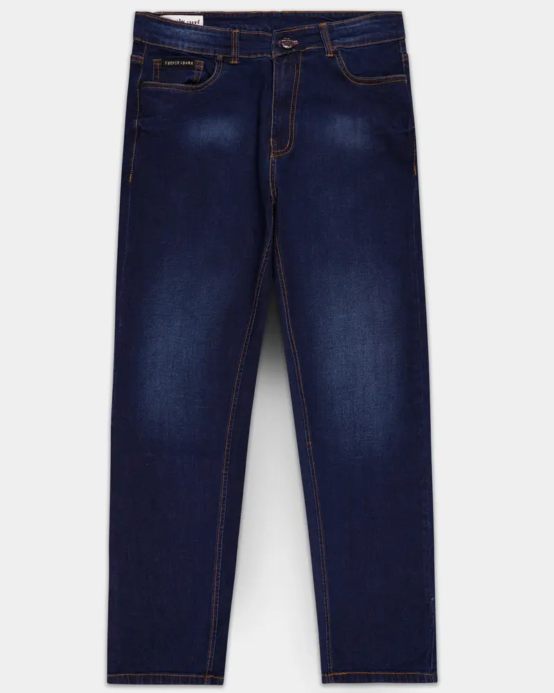 Martinique Blue Washed Clean Look Stretchable Denim 1