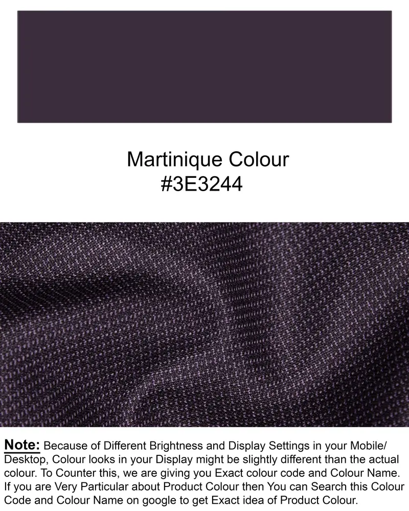 Martinique Violet Subtle Checked Woolrich Waistcoat 8