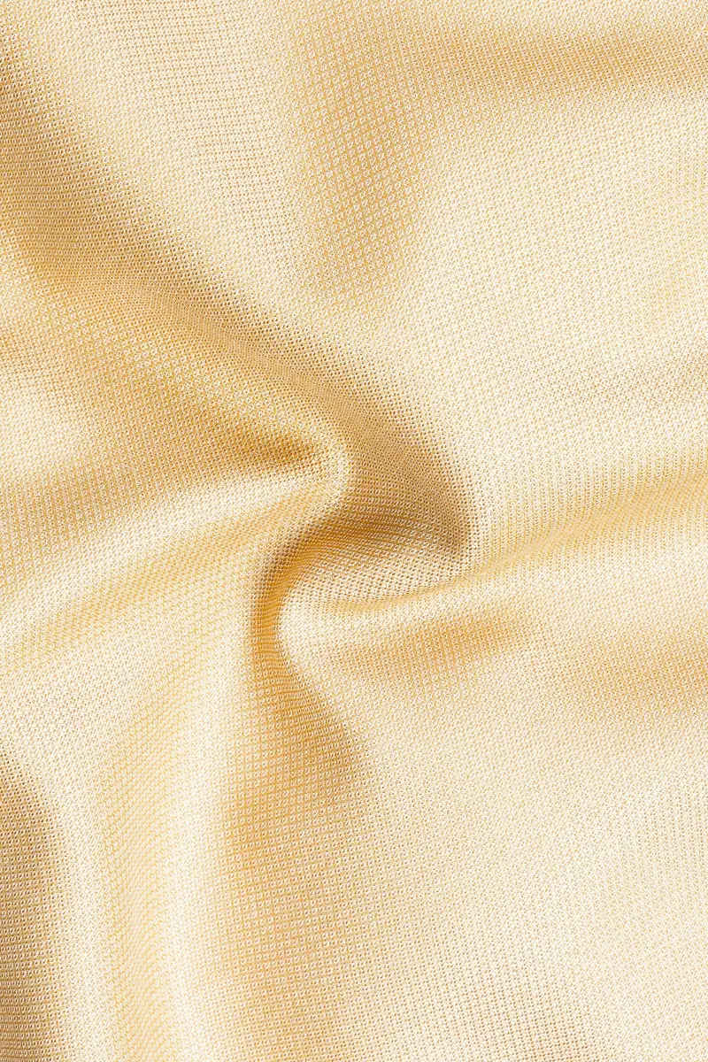 Marzipan Cream Textured Wool Blend Cross Placket Bandhgala Blazer 3