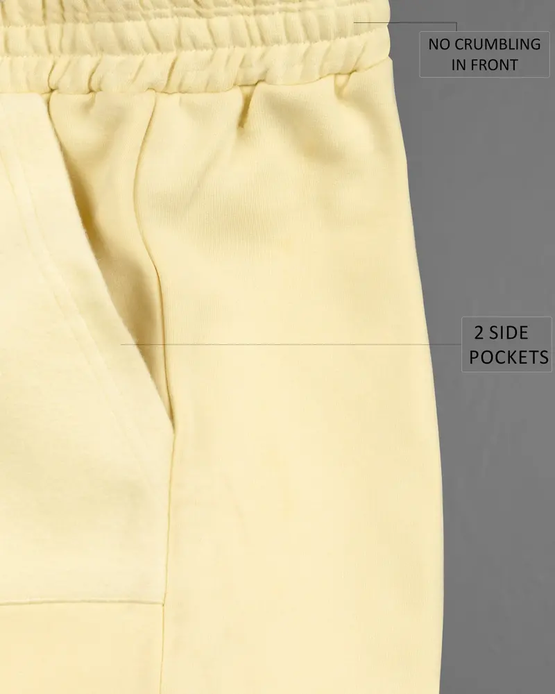 Marzipan Yellow Premium Cotton Shorts 5
