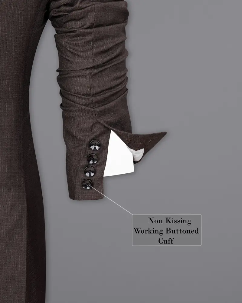 Masala Brown Single Breasted Blazer 10