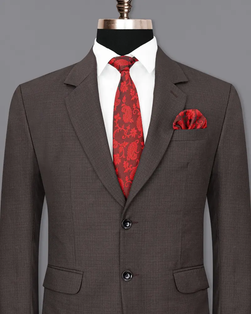 Masala Brown Single Breasted Blazer 2