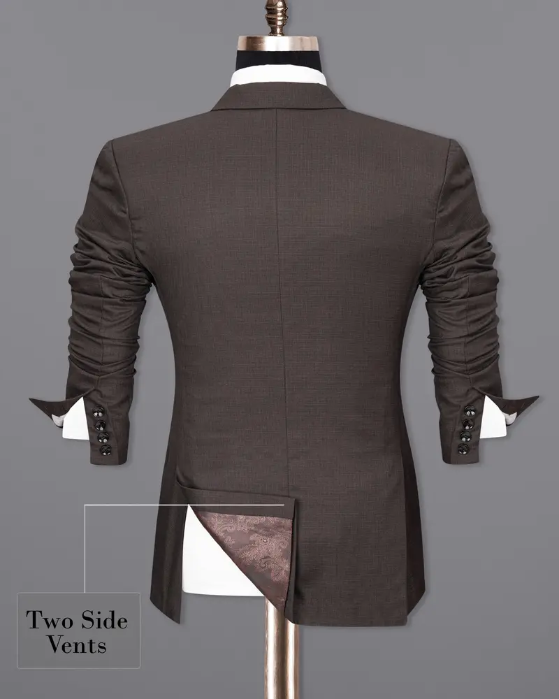 Masala Brown Single Breasted Suit 10