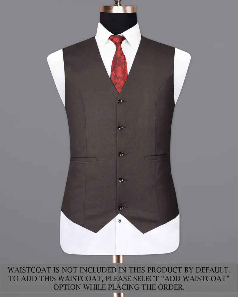 Masala Brown Single Breasted Suit 15