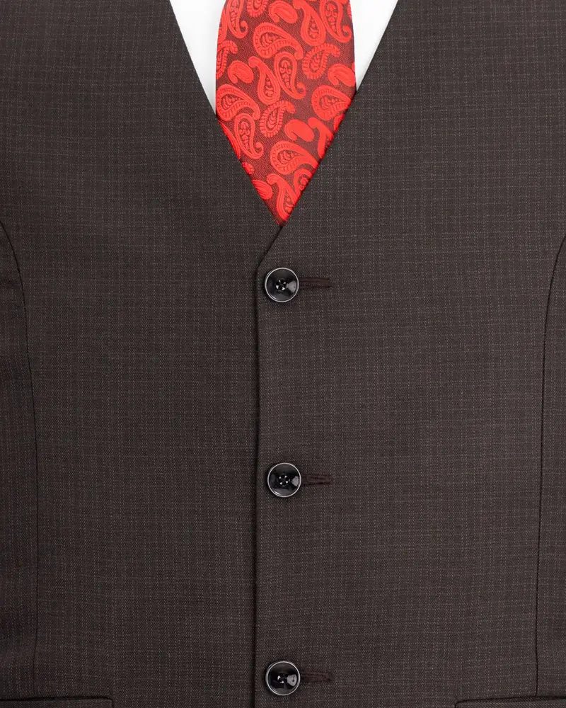 Masala Brown Single Breasted Suit 18