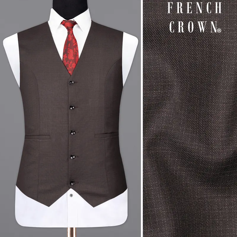 Masala Brown Waistcoat 1