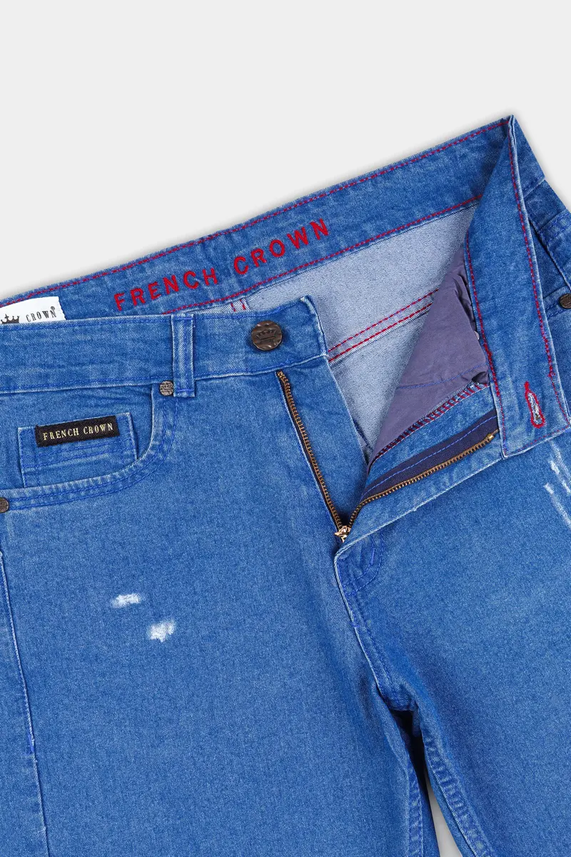 Matisse Blue Mildly Distressed Rinse Wash Stretchable Denim 6