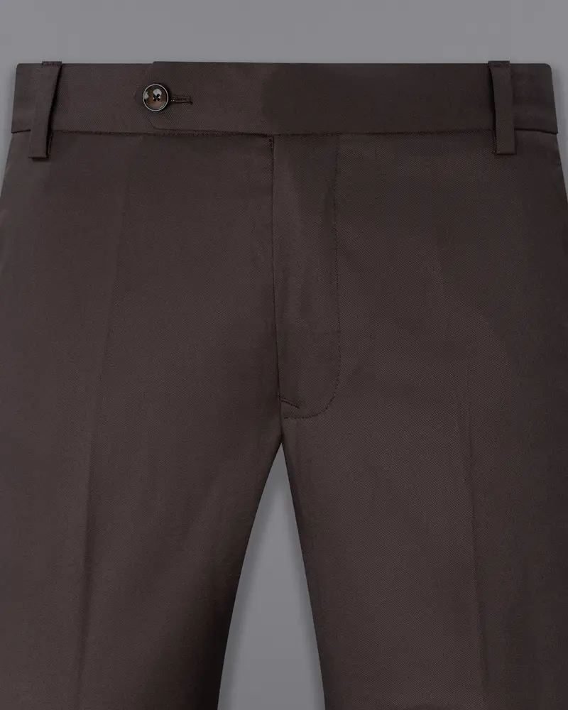 Matterhorn Brown Textured Pant 2