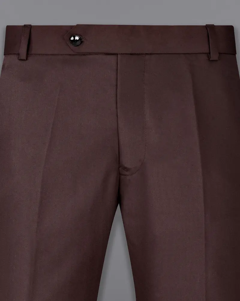 Matterhorn Brown Textured Pant 2