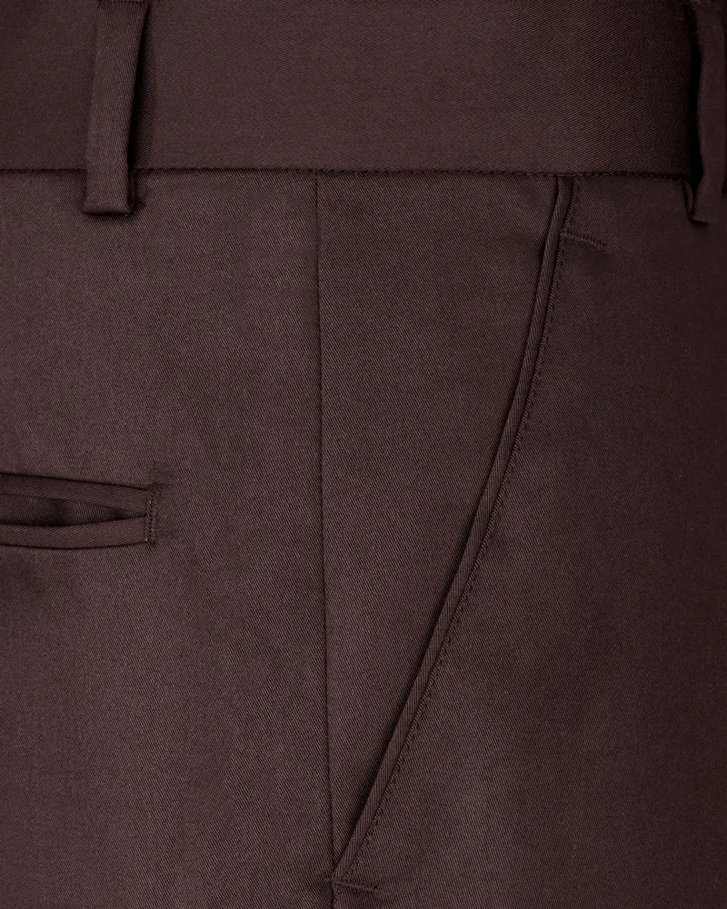 Matterhorn Brown Textured Pant 5