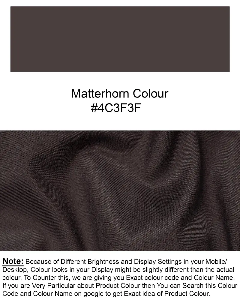 Matterhorn Brown Textured Waistcoat 8