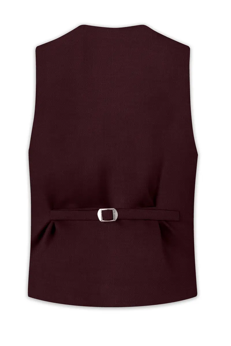 Matterhorn Maroon Waistcoat 4
