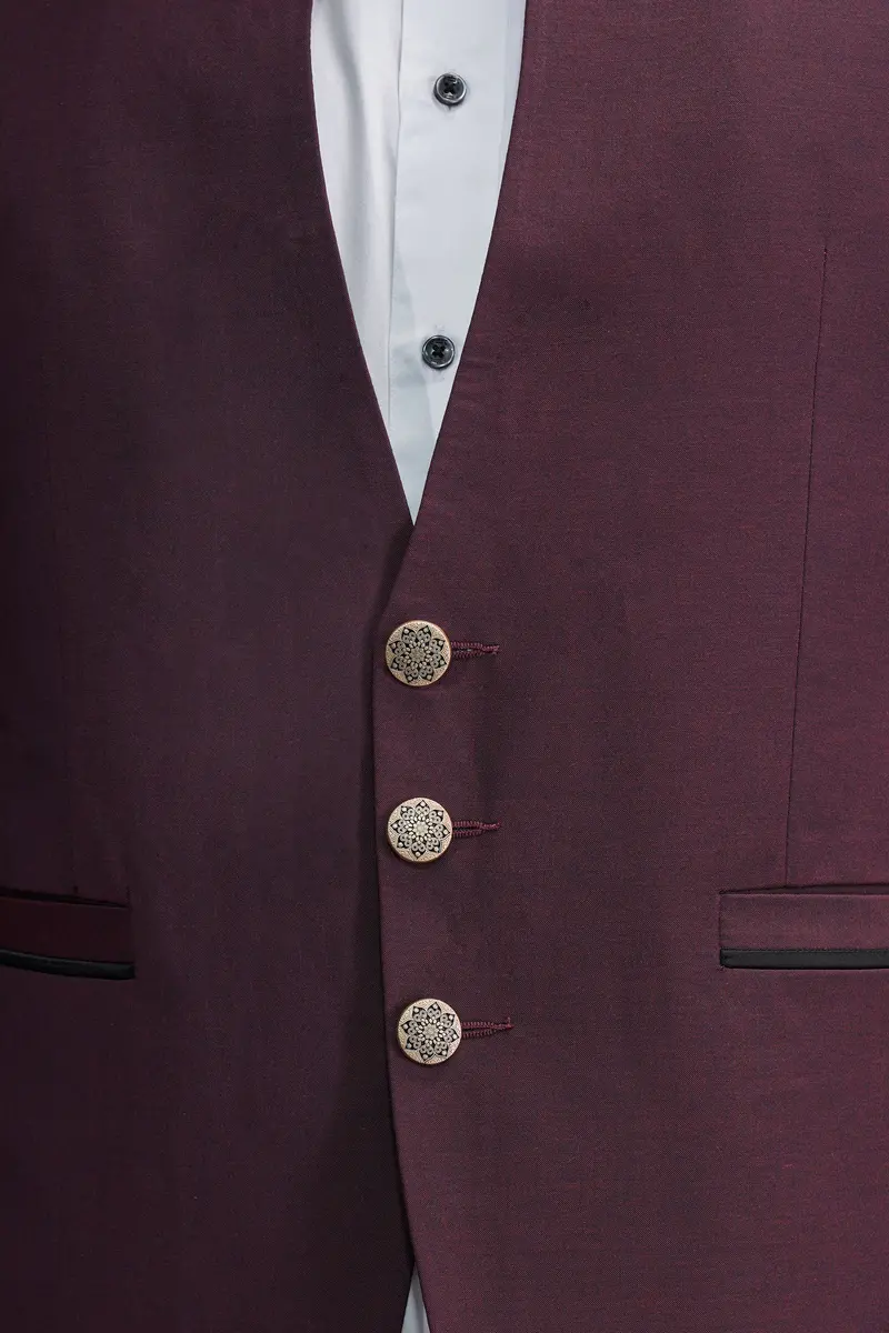 Matterhorn Maroon Wool Rich Designer Blazer 8