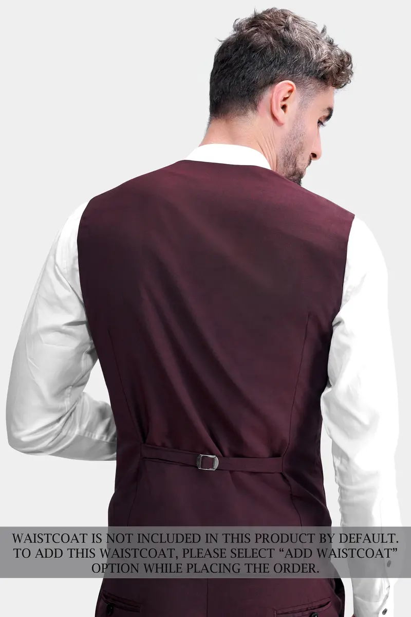 Matterhorn Maroon Wool Rich Designer Suit 11