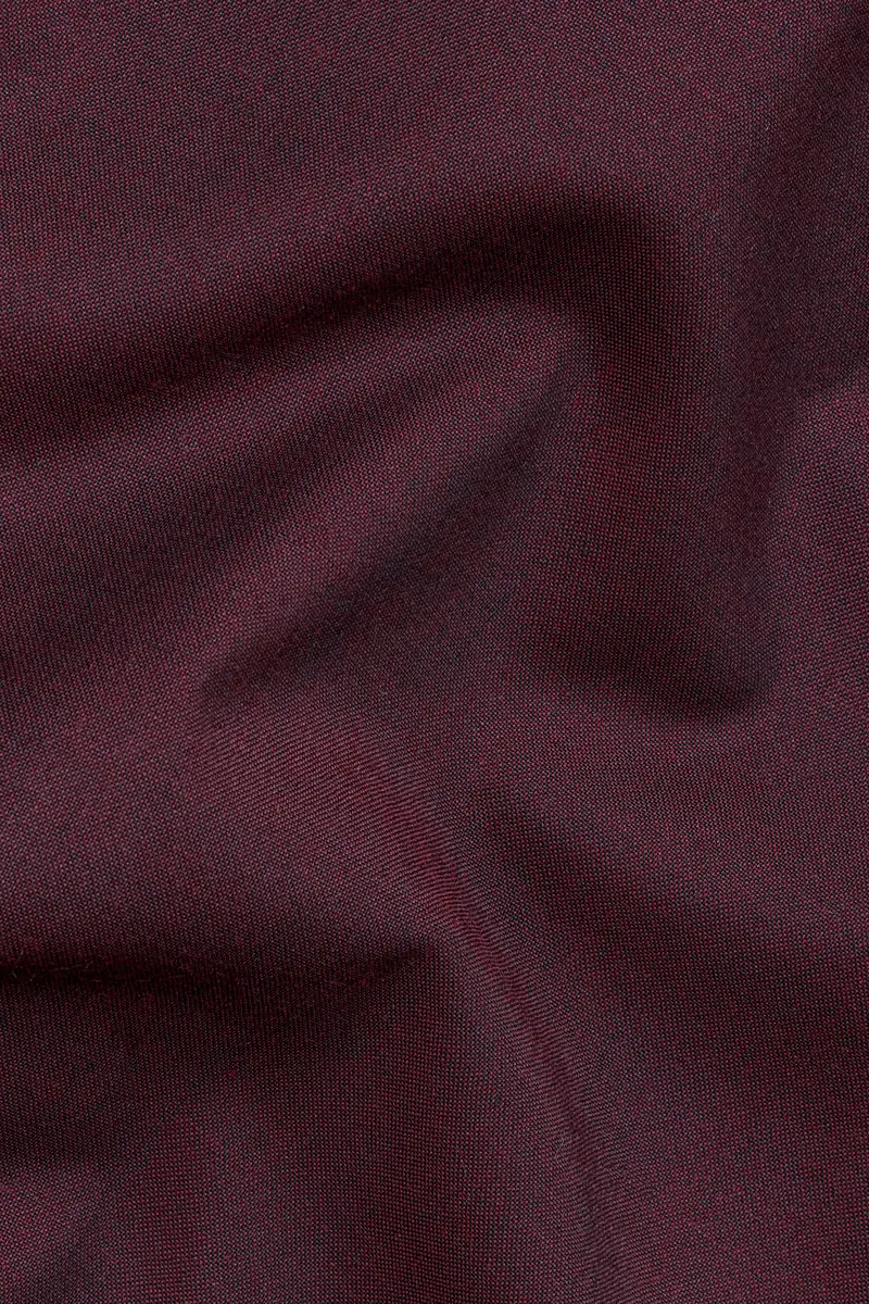 Matterhorn Maroon Wool Rich Pant 3