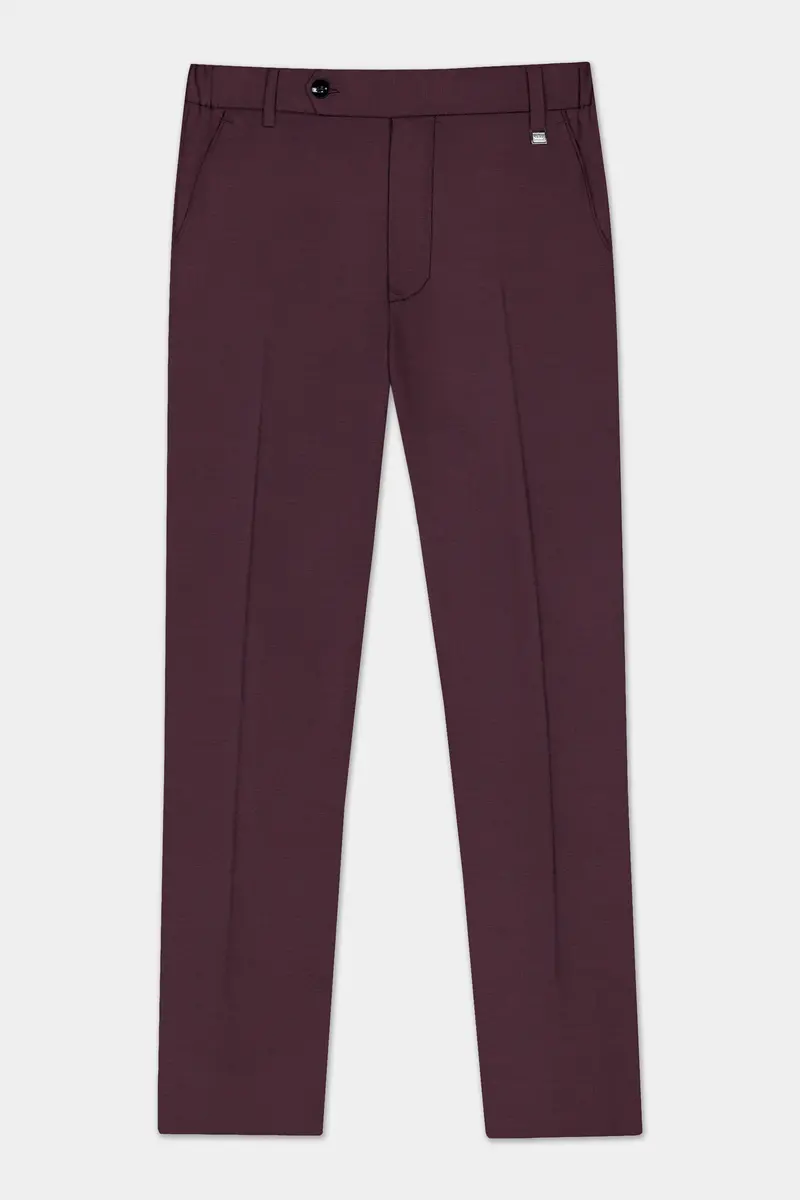 Matterhorn Maroon Wool Rich Pant 7