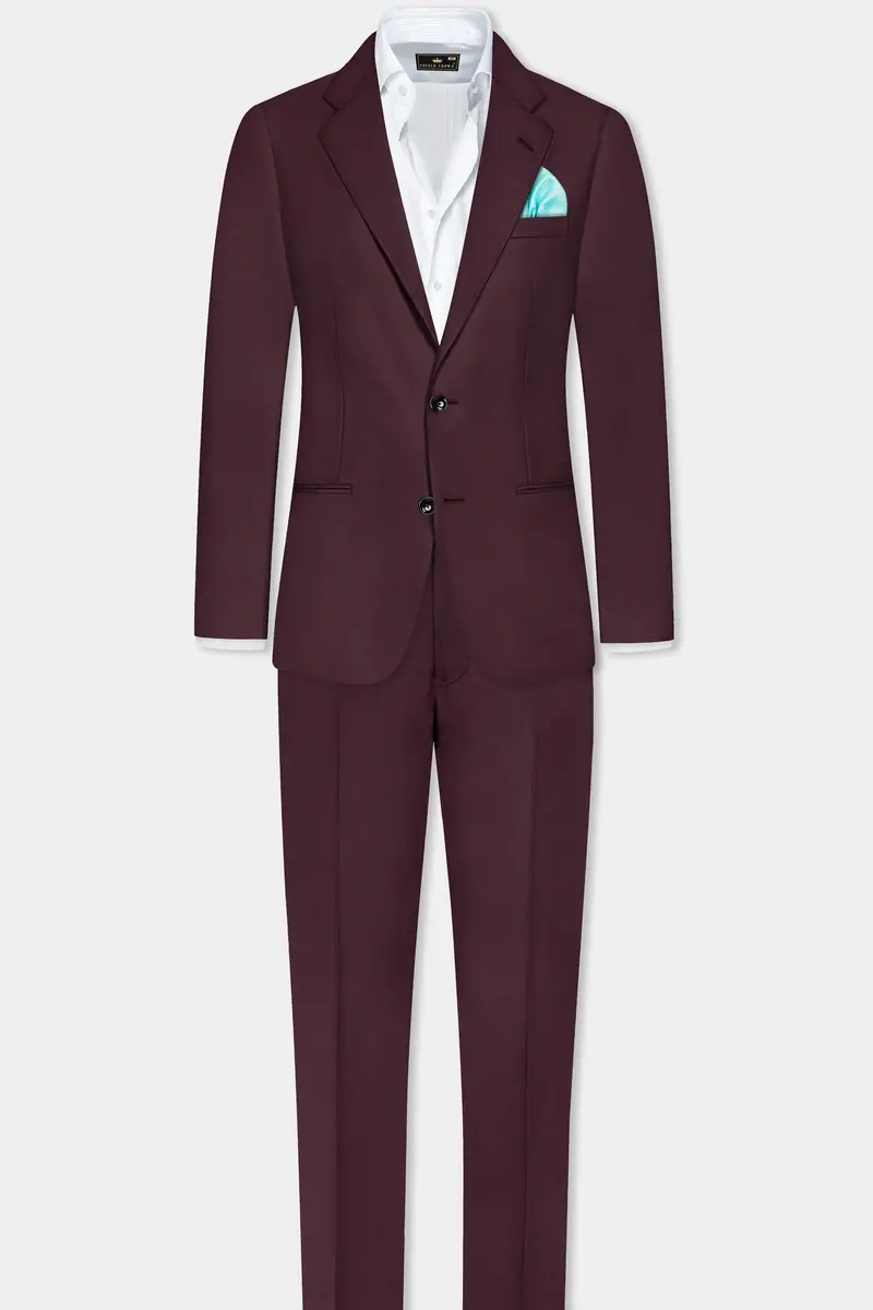 Matterhorn Maroon Wool Rich Pant 8
