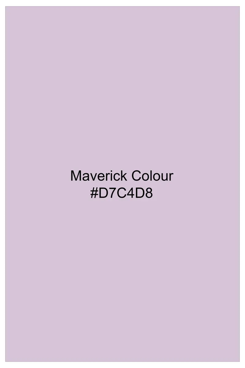 Maverick Lavender Multicolor Birds Printed Poplin Cotton Shirt 9
