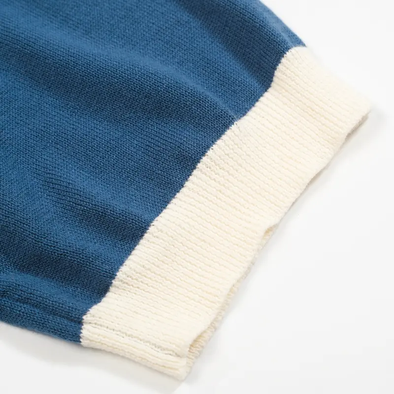 Men's Blue Cat Knit T-Shirt- Designed By Lim Heng Swee 6