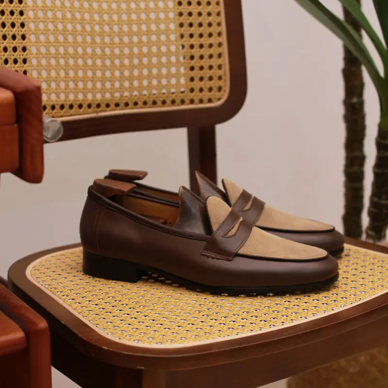 Men's Casual Versatile Height-Increasing Color-Matching Loafers 2
