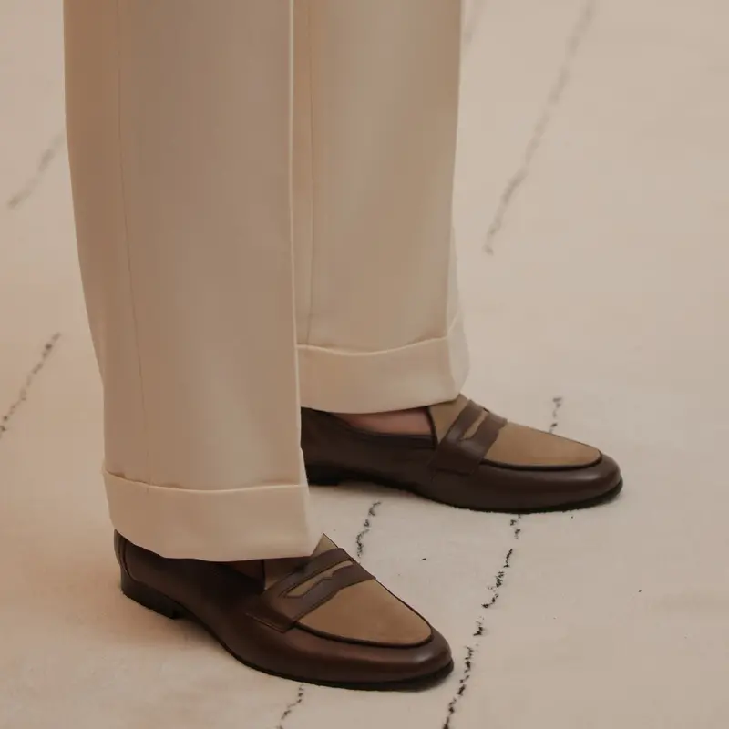Men's Casual Versatile Height-Increasing Color-Matching Loafers 5
