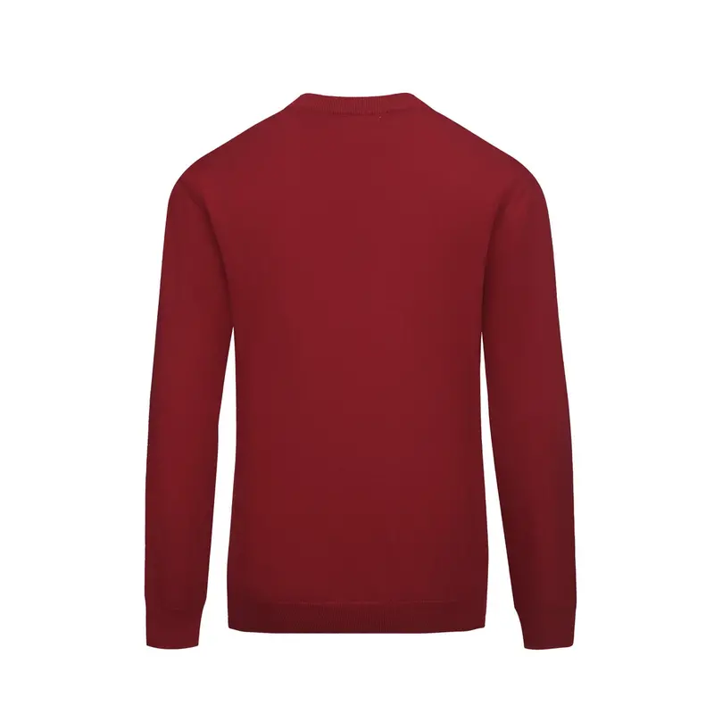 Men's Red Vintage Striped Artistic Fashion Street Jacquard Knitwear 3