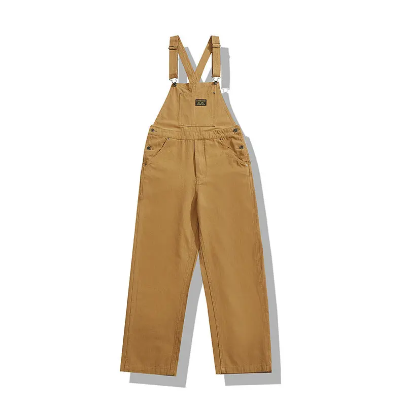 Men's Retro Casual Suspender Overalls Jumpsuit 1
