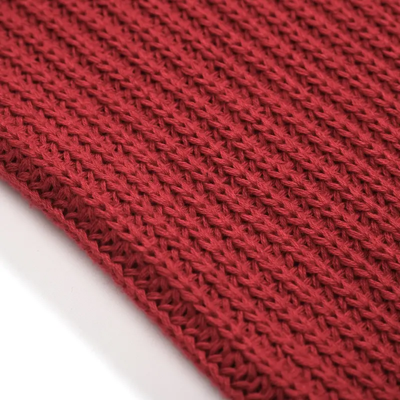 Men's Retro Red Casual V-Neck Vintage Knitwear 6