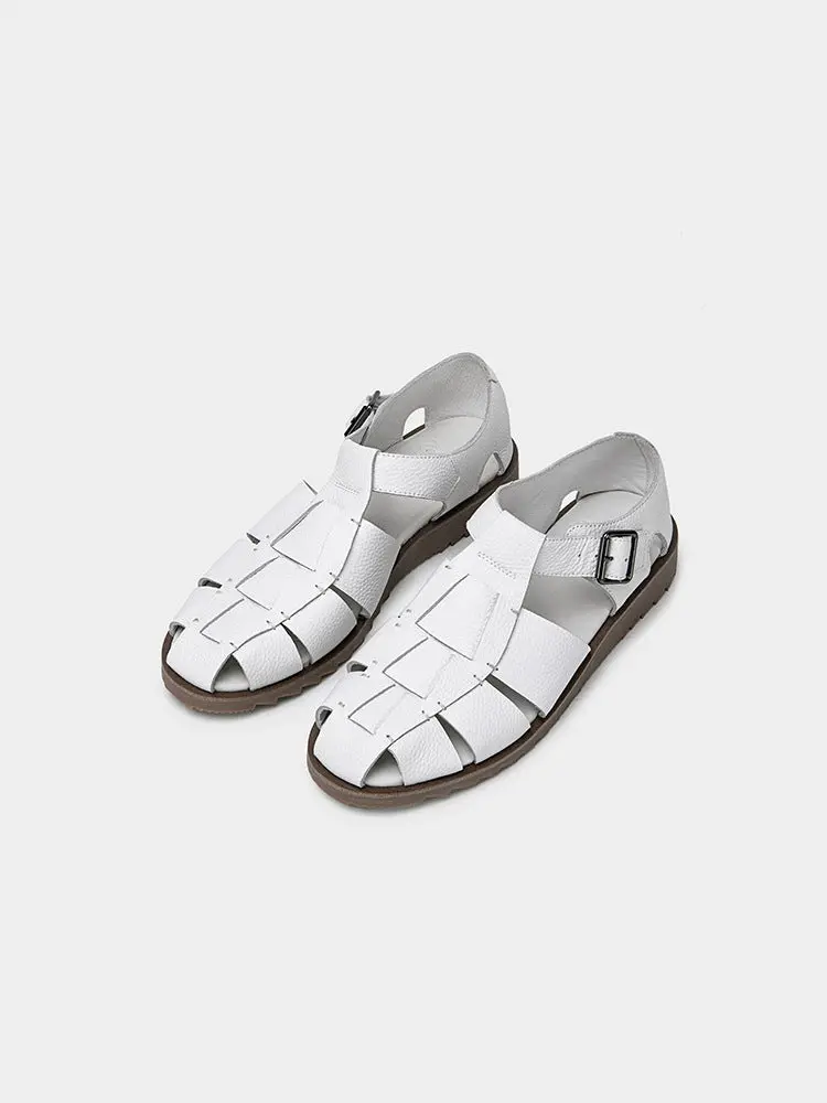 Men's Vintage Versatile Handmade Casual Gurkha Sandals Roman Sandals 11