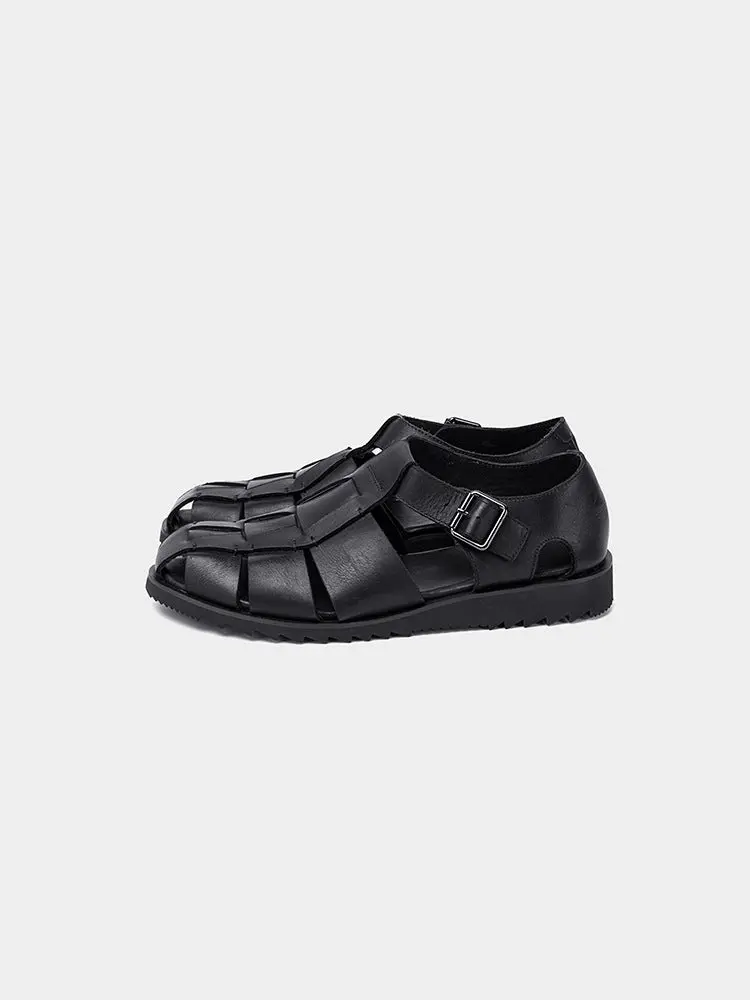 Men's Vintage Versatile Handmade Casual Gurkha Sandals Roman Sandals 5