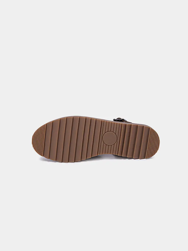 Men's Vintage Versatile Handmade Casual Gurkha Sandals Roman Sandals 7