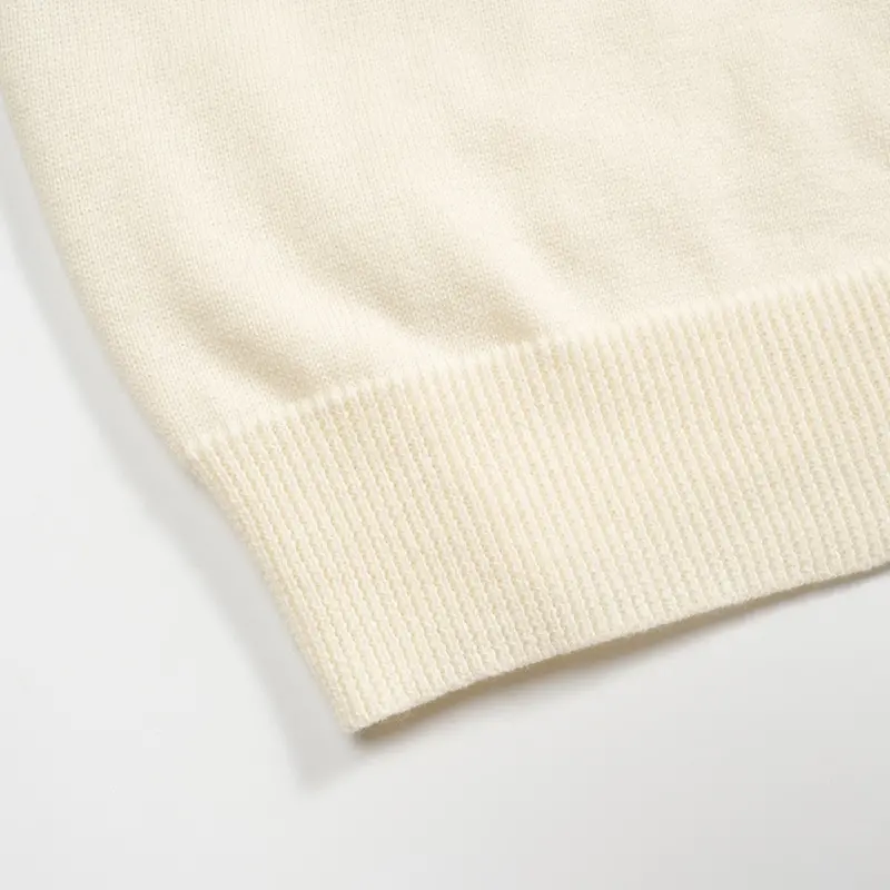 Men's White Vintage Aesthetic Striped Casual Knitwear 5