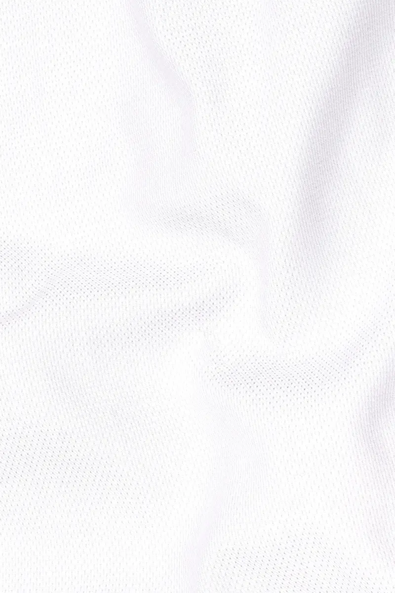 Mercury Grey Dobby Textured Premium Cotton Shirt 2