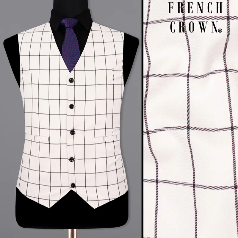 Mercury Plaid Waistcoat 1
